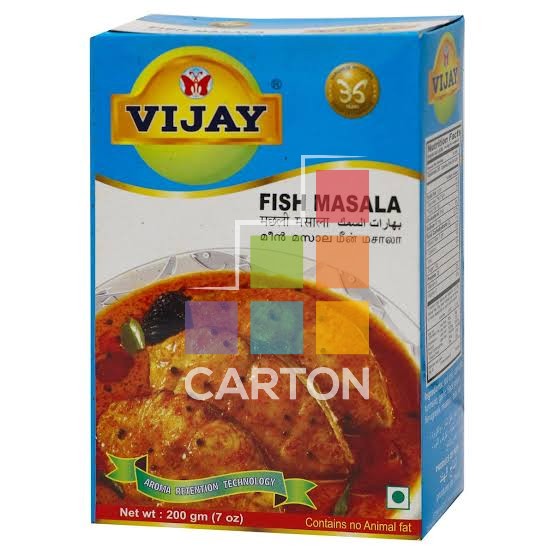 VIJAY FISH MASALA 12*200GM